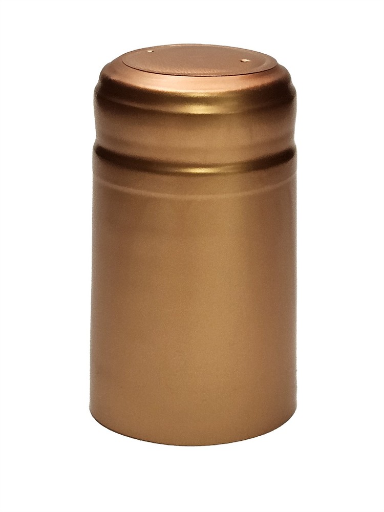 1 X Bronze PVC Shrink Capsules- 30 Per Bag