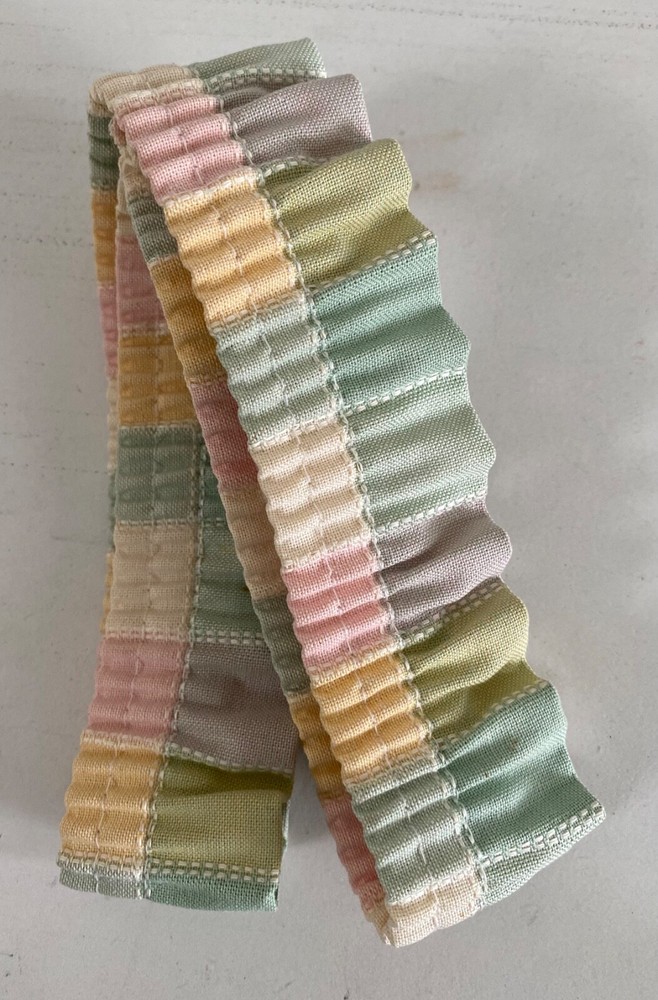Longaberger Garter Pastel Plaid Medium