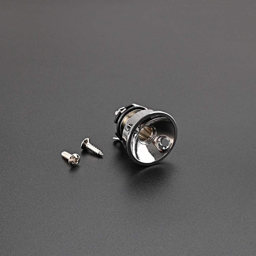 Socket Jack Plate Electrosocket Electric Guitar Chrome For Telecaster TL A