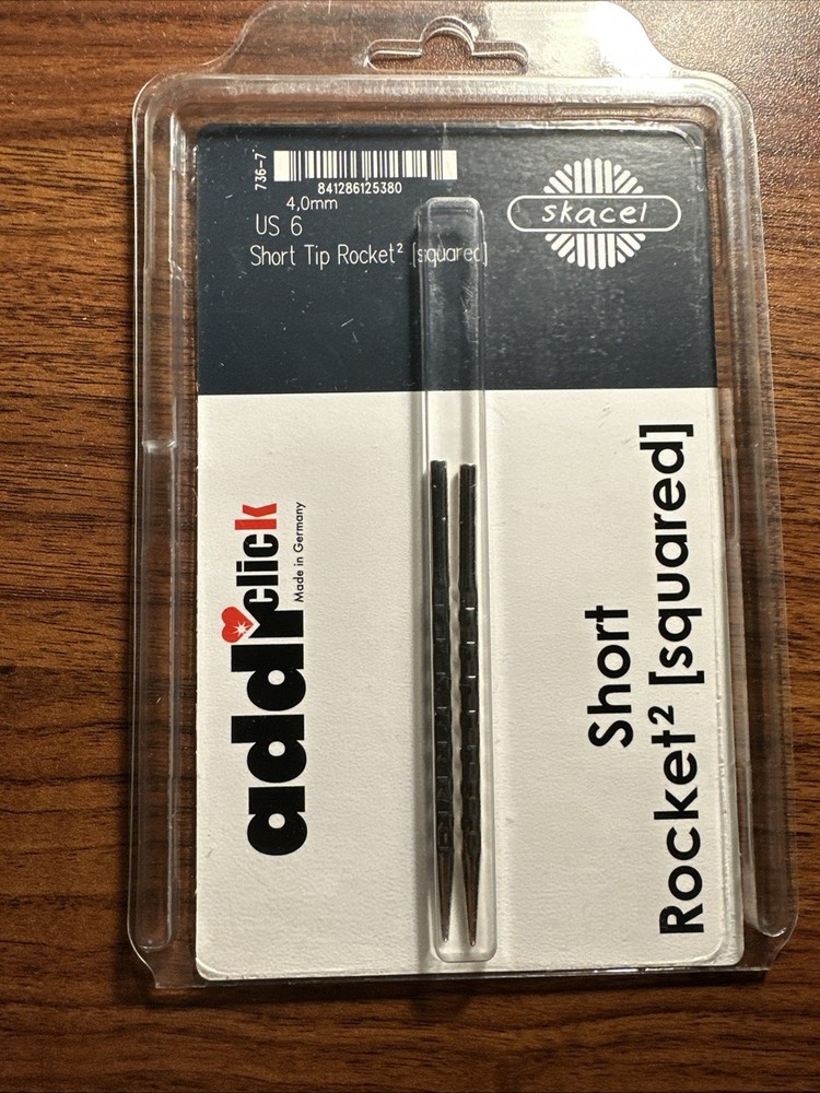 Lot of 3 addi Click Short Rocket 2 Squared & Rocket Interchangeable Needle Tips