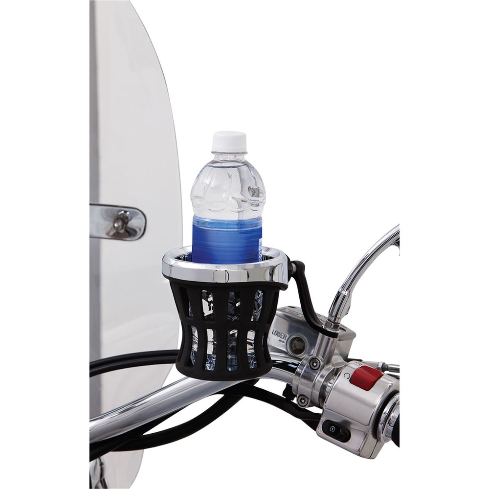 Ciro Drink Holder with Black Mirror Stem Mount 50420
