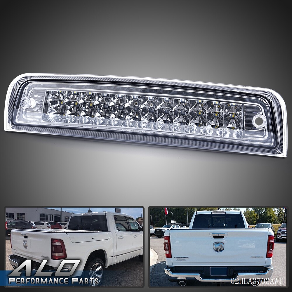 Clear/Chrome Third Brake Tail Light Cargo Lamp Fit For 2009-2017 Dodge Ram 1500