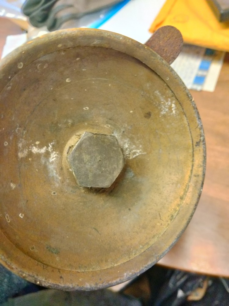 Vintage Industrial Small Brass Blow Torch Tool 7"