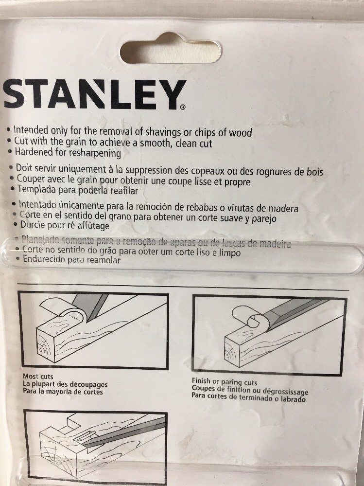 NIP!!! Stanley 3 Piece WOOD CHISEL SET ~16-150