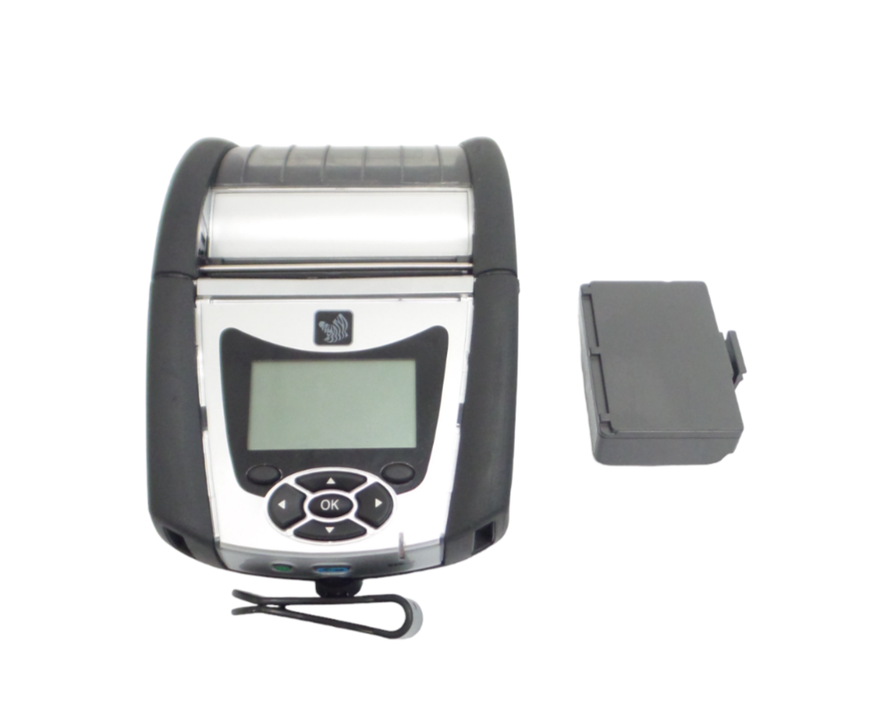 Zebra QLN320 Barcode Printer, WiFi, Bluetooth, Charger, Battery, Belt Clip!