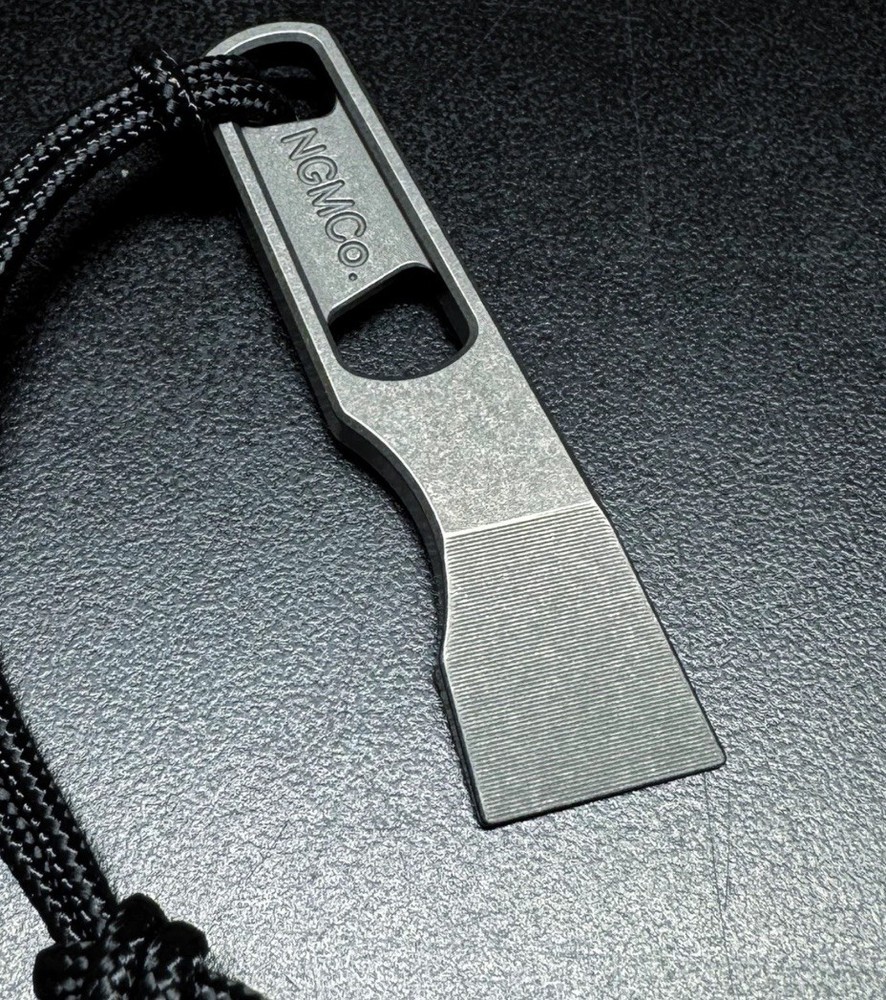 NEW! Nice Guy Machine Co. x TAD "Maggie Sleeper" Titanium EDC Prybar