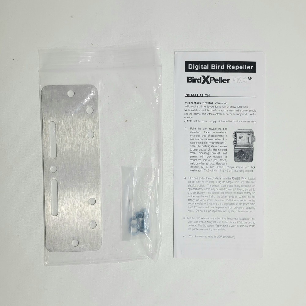Bird-X BXP Pro2 220V Electronic Bird Repeller Ver2 220 Volt