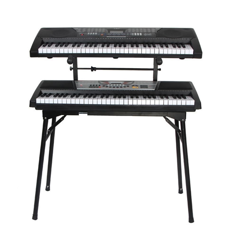 Universal Second Tier for Keyboard Stand, Adjustable Width Keyboard Stand Ext...