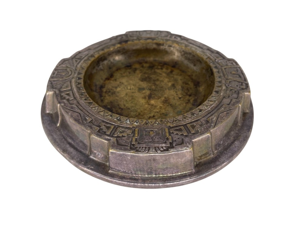 Vintage Siam Aztec Mayo Ashtray 7"