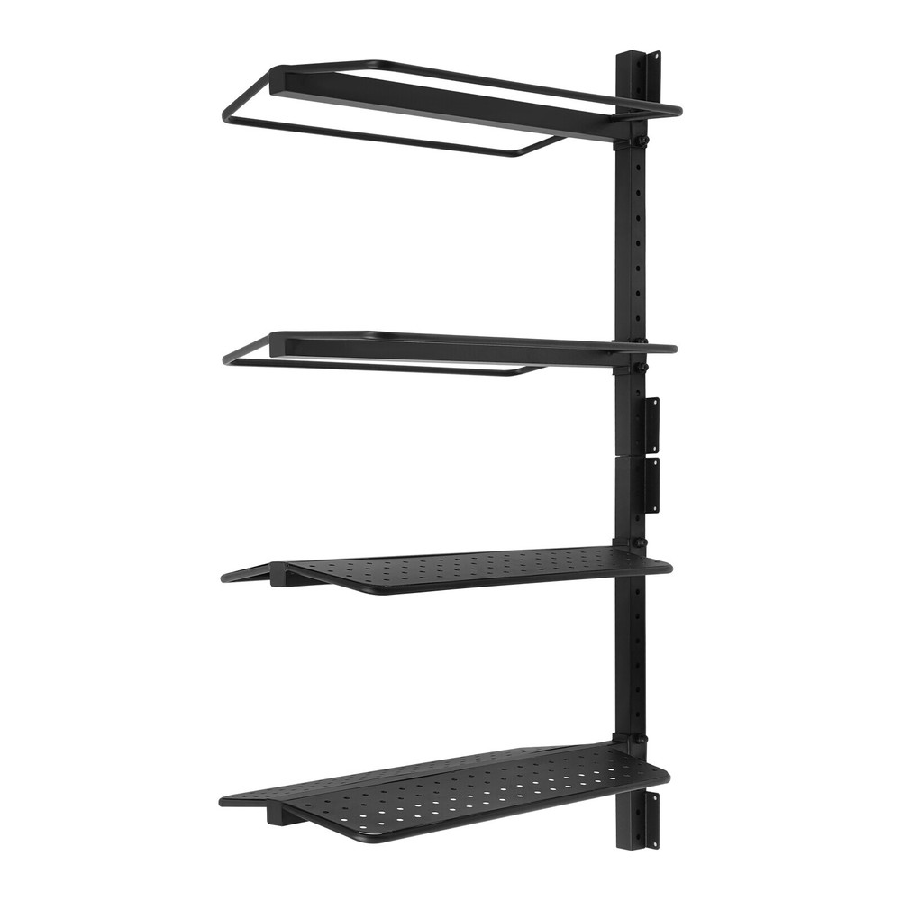 4 Tier Saddle Storage Rack, Wall Mounted Saddle Rack, Saddle Rack Black New