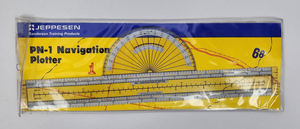 Jeppesen Sanderson Training Products PN-1 Navigation Plotter Airplane Pilot NEW