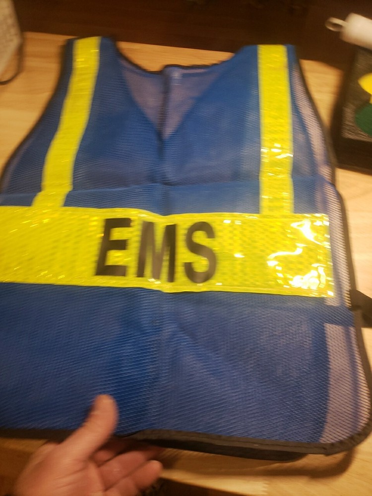 Large BLUE EMT Vest