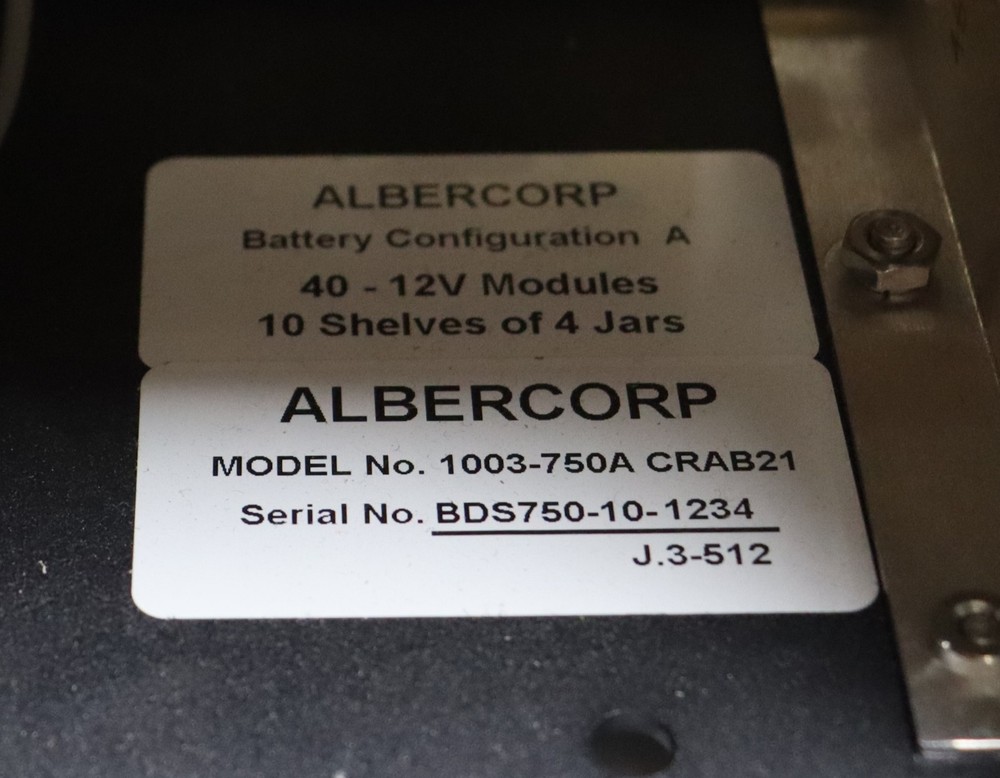 Alber Battery Analyzer (1003-750A CR6AB21)