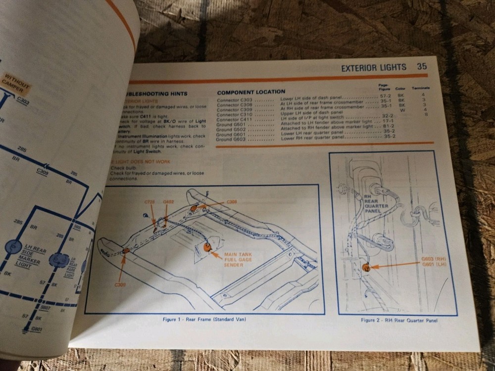 **USED** 1981 Econoline Electrical & Vacuum TroubleShooting Manual