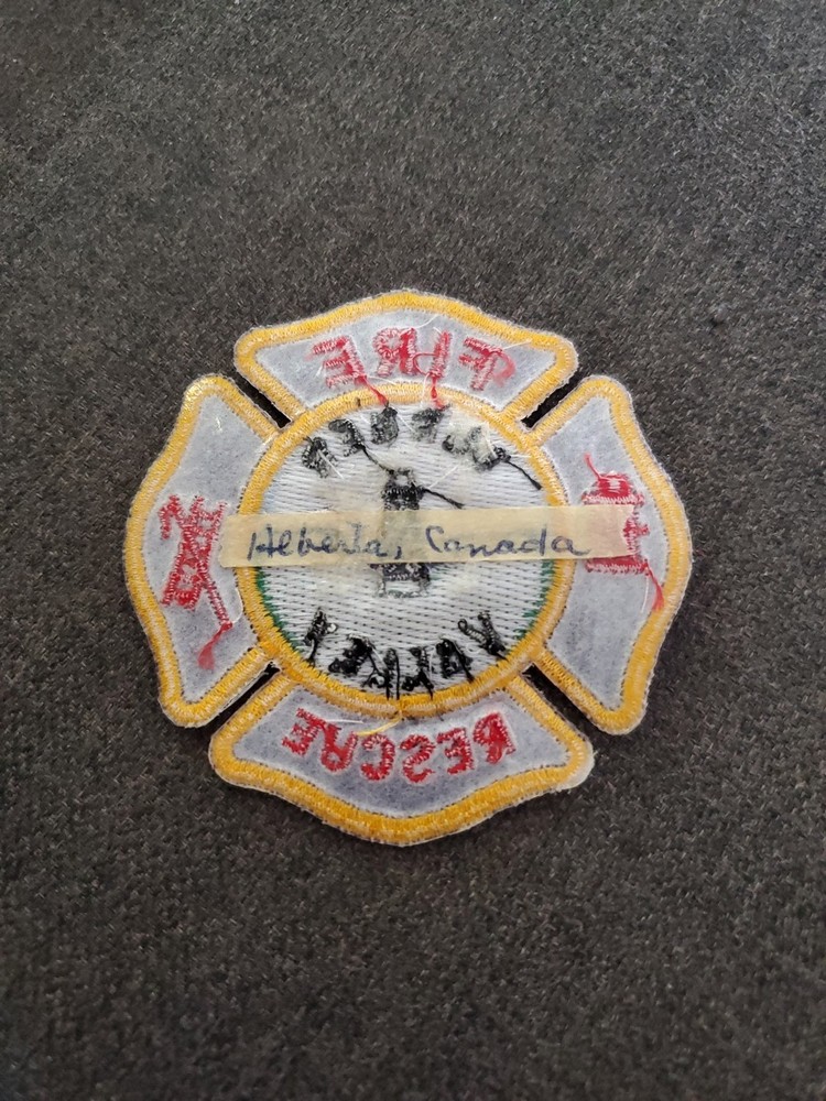 Alberta Canada Turner Valley Fire Rescue Patch