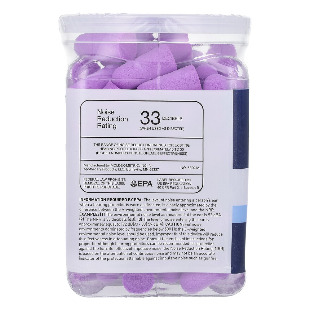 Protechs, Quiet Time, Foam Ear Plugs, 50 Pair