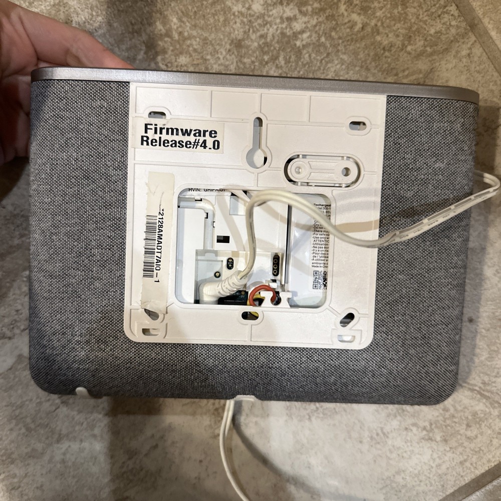 ADT Command Smart Security Panel Touchscreen Alarm Control White