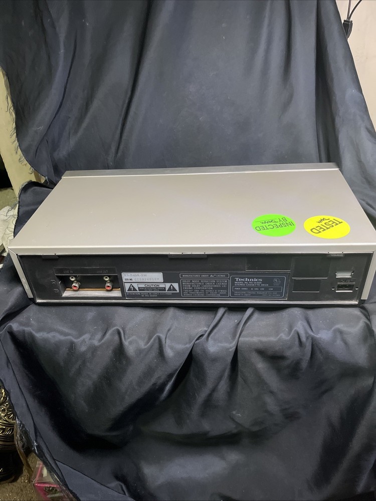 Technics Stereo cassette deck RS-B49R Quick auto reverse tape no screen