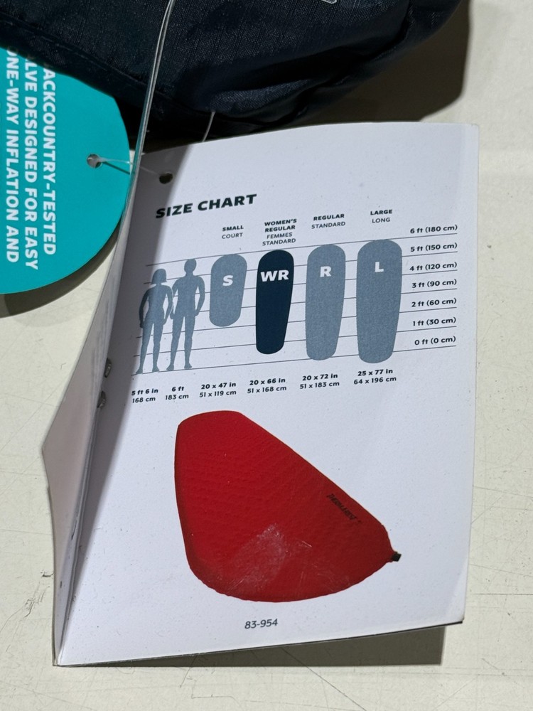 Thermarest protlie Plus self-inflating sleeping pad WR