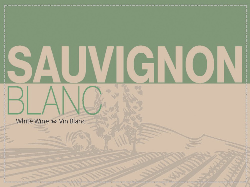 Sauvignon Blanc Self Adhesive Wine Labels 30 count