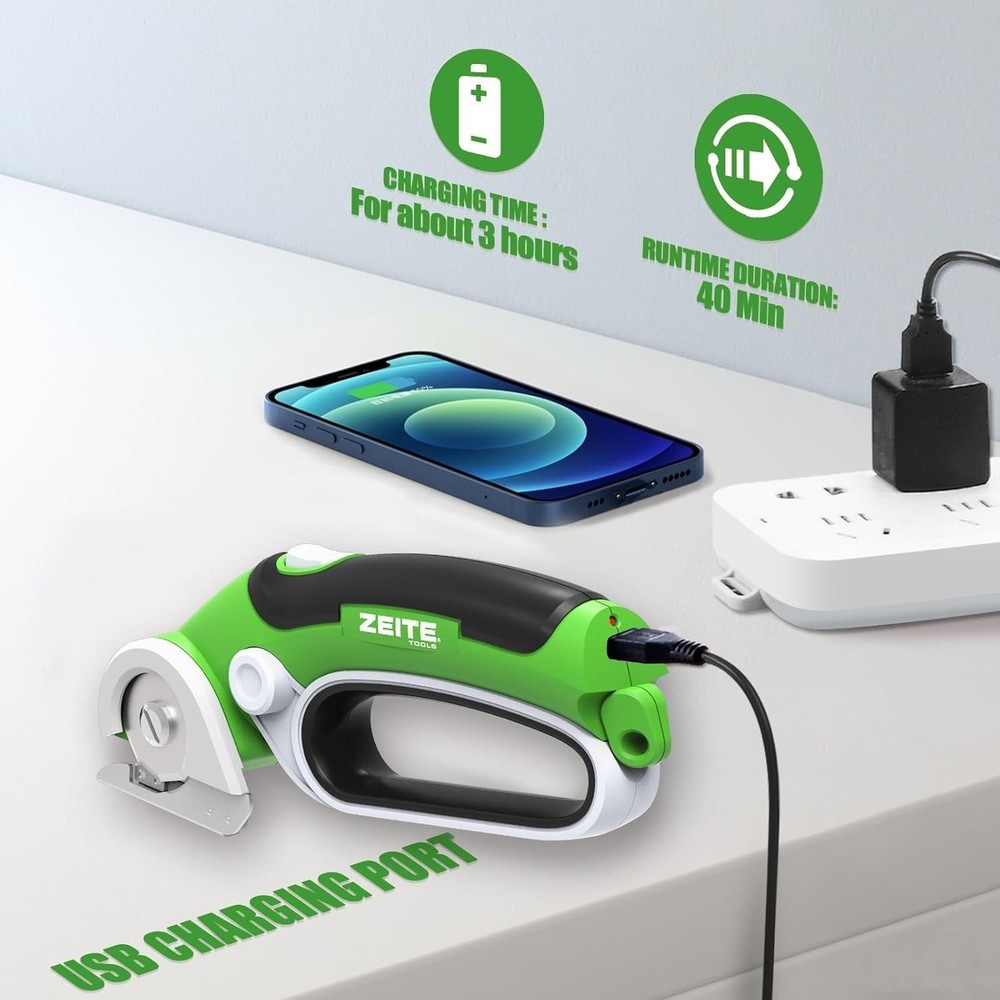 Lightweight USB Rechargeable Scissors