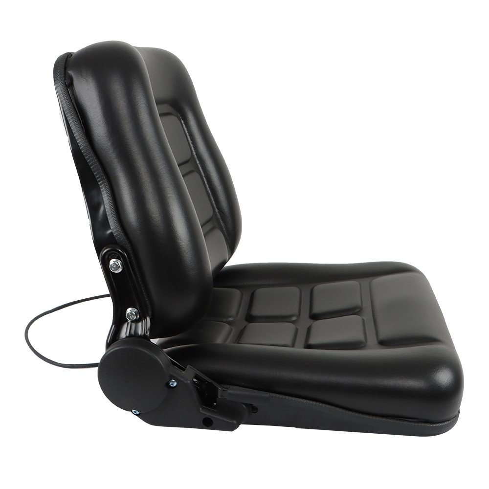 Universal Forklift Seat Fold Down Tractor Seat with Adjustable Angle Back Switch
