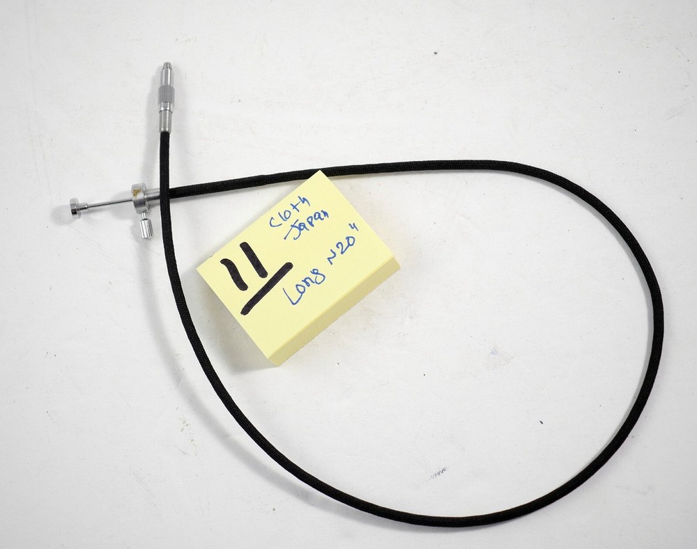 LONG Camera mechanical cable release ~ Cloth ~20" Made in Japan Nice -  #11