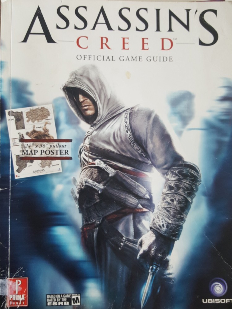 Assassin's Creed Official Game Strategy Guide (Prima) 2007 no map insert