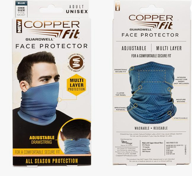 CopperFit Guardwell Face Protector