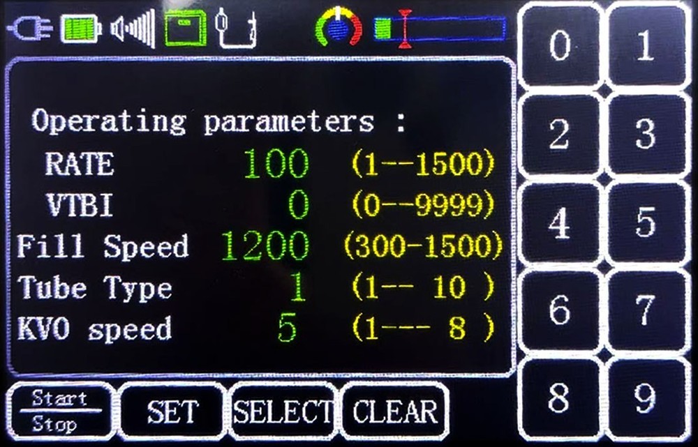 With heating and real-time alarm function, touchscreen infusion pump
