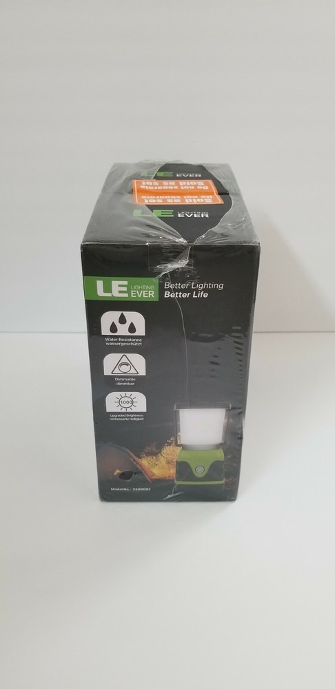 LE 3300002 Battery-Powered Camping Lantern (Pack Of 2)