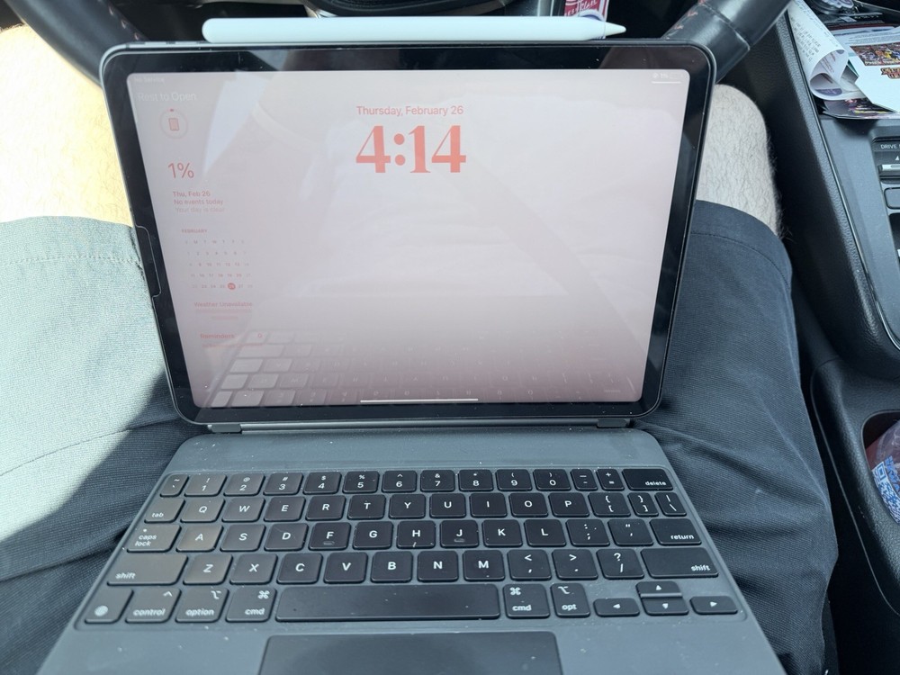 Apple iPad Tablet Black with Magic Keyboard & Apple Pencil Support Bluetooth