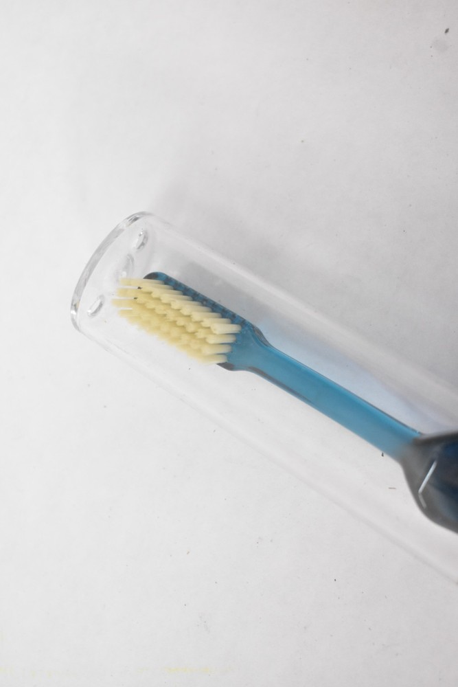 Acca Kappa Toothbrush Medium Hardness Blue Nylon Filament Medium Size Set