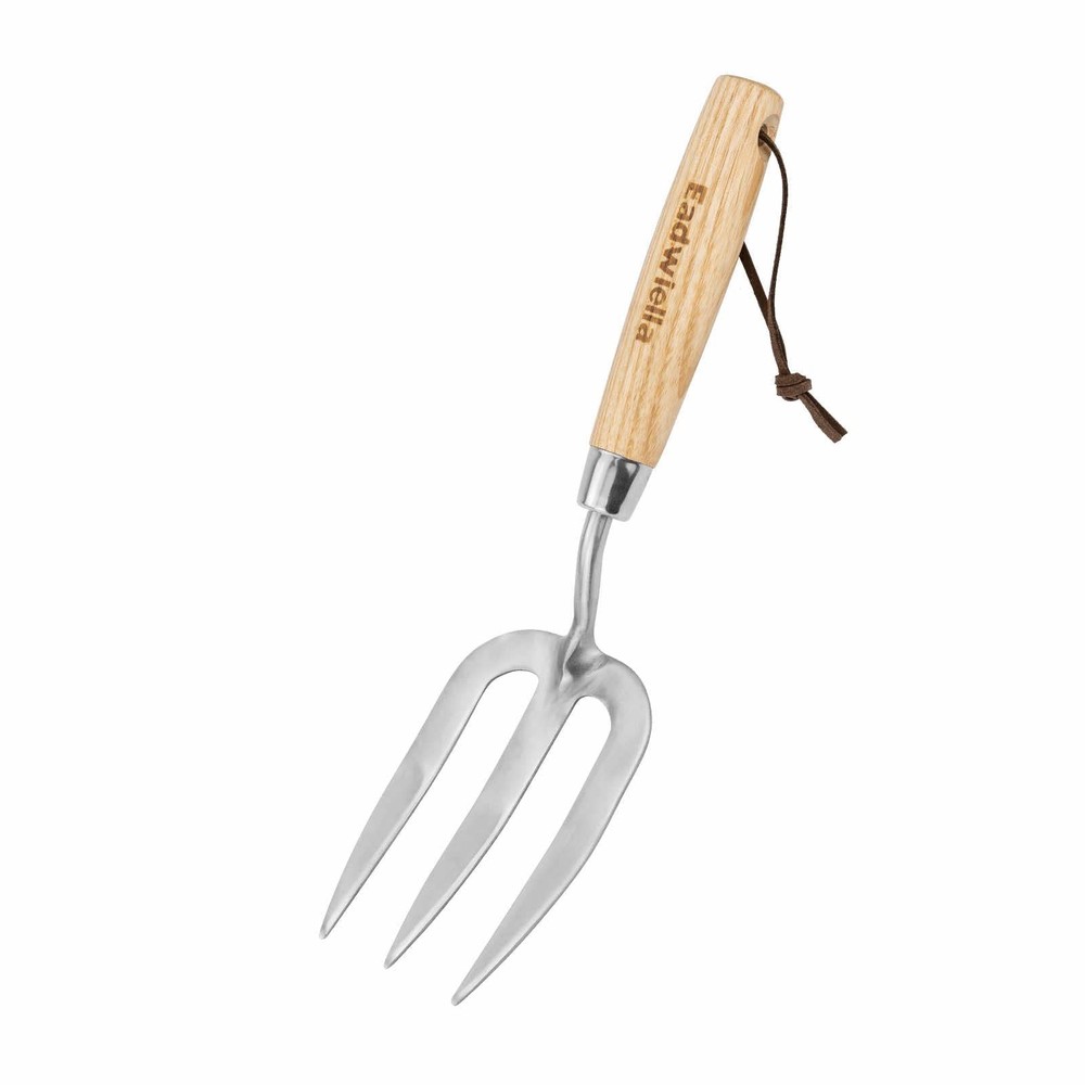 Garden Fork Hand Tool Small Weeding 12 Inch with 3 Fork,