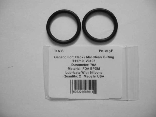 2 Fleck 11710 & MacClean CV3105 Distributor o-rings /R&S 215F / FDA NSF61 Mat.