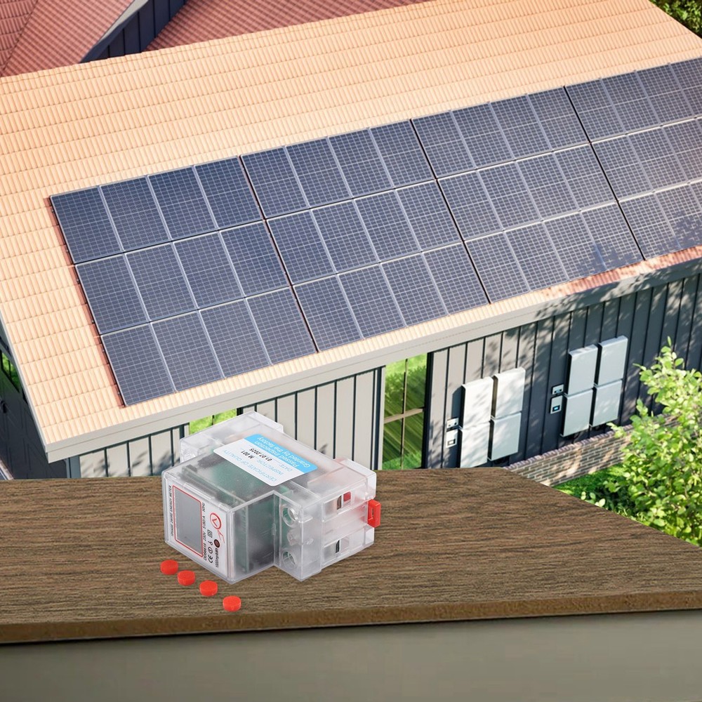 80A Maximum Current Single Phase Energy Meter kWh Voltage Current Power