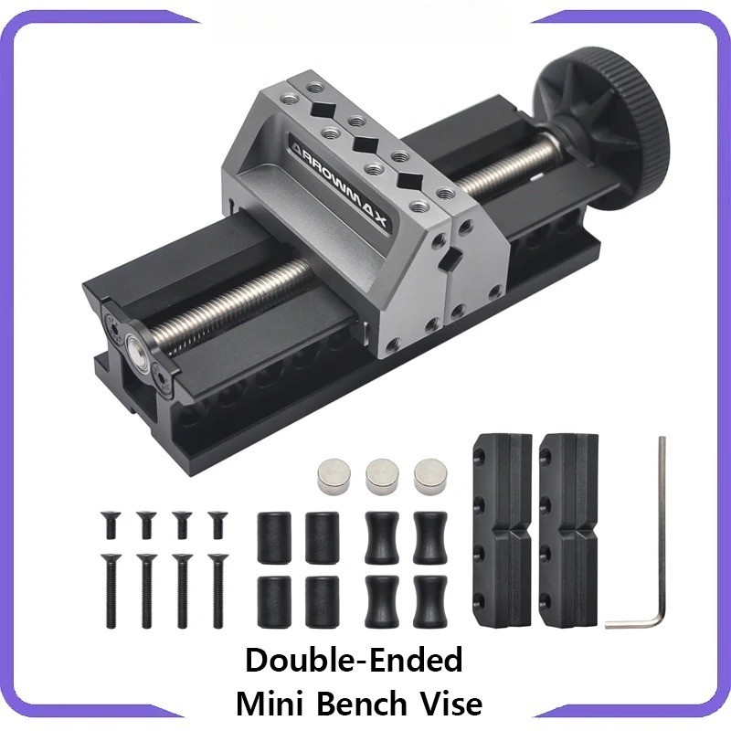 Compact Multi-Function Vise Bench-Top Precision Clamping Tool Parallel Jaw Vise;