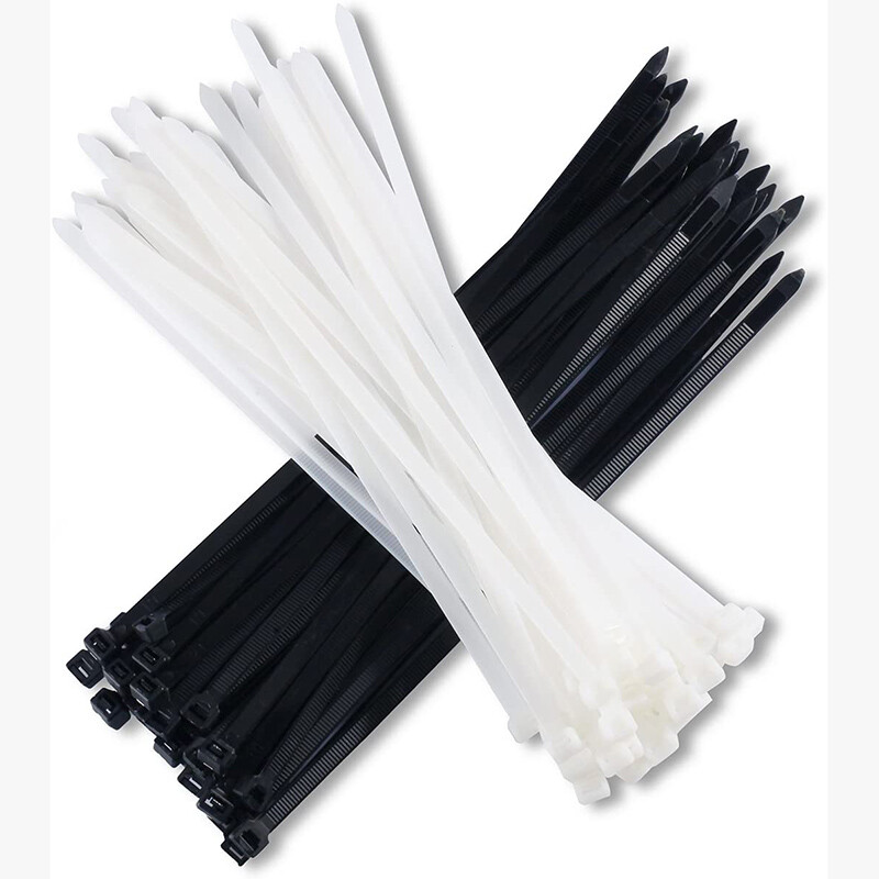 Self-Locking Nylon Plastic Cable Zip Ties Heavy Duty Strap Various Sizes Colors
