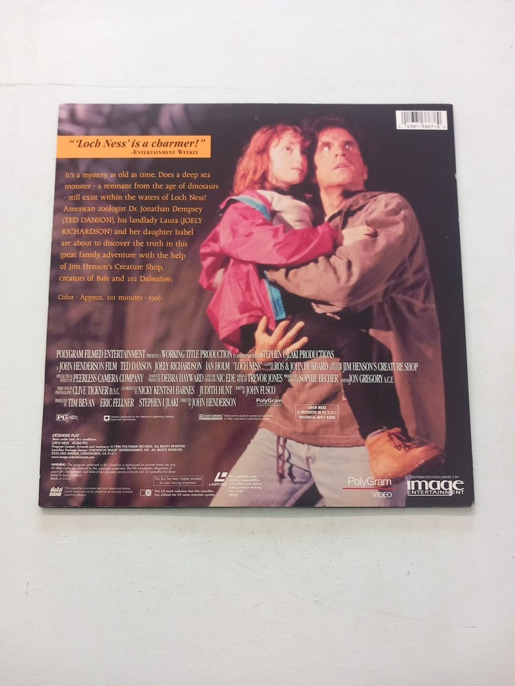 Loch Ness Laserdisc Widescreen Edition