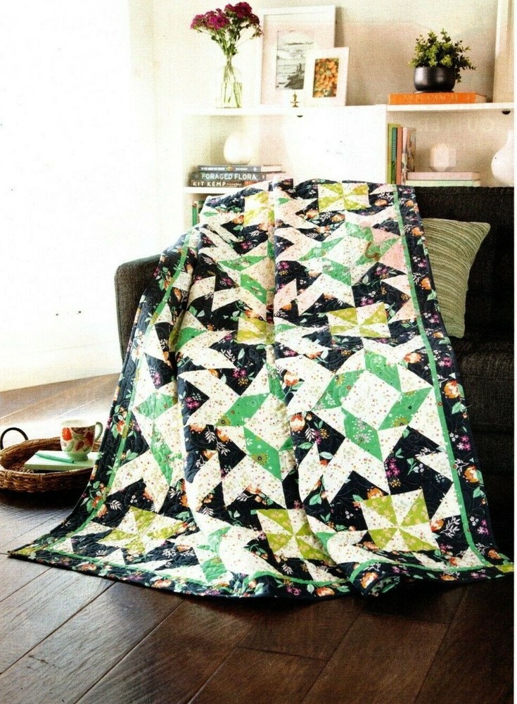 Perpetual Motion Quilt Pattern Pieced MS