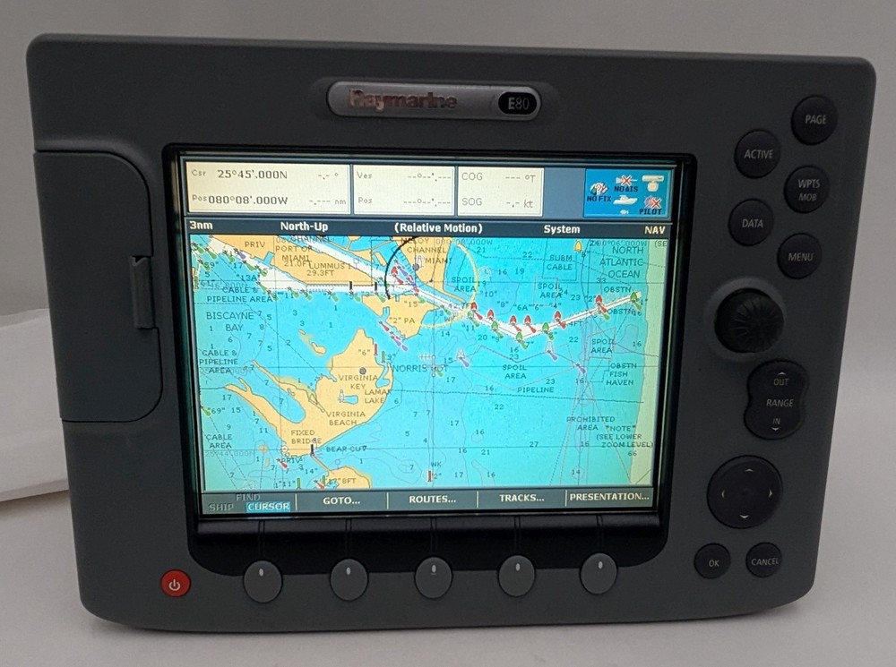 Raymarine E80 8.4" Marine Radar GPS Chartplotter MFD Display Unit #1 *AS-IS READ