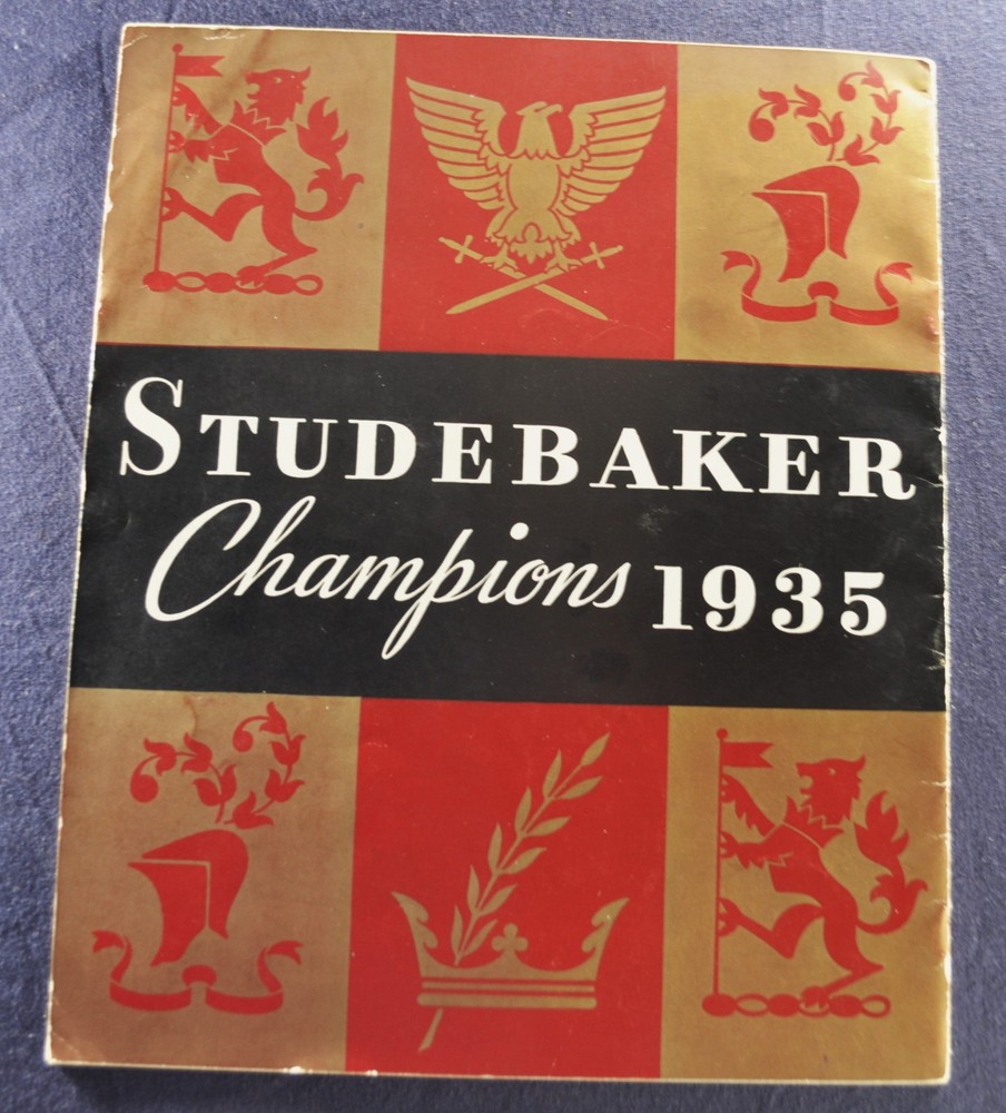 1935 Studebaker Catalog Brochure President Dictator Commander Nice Original 35