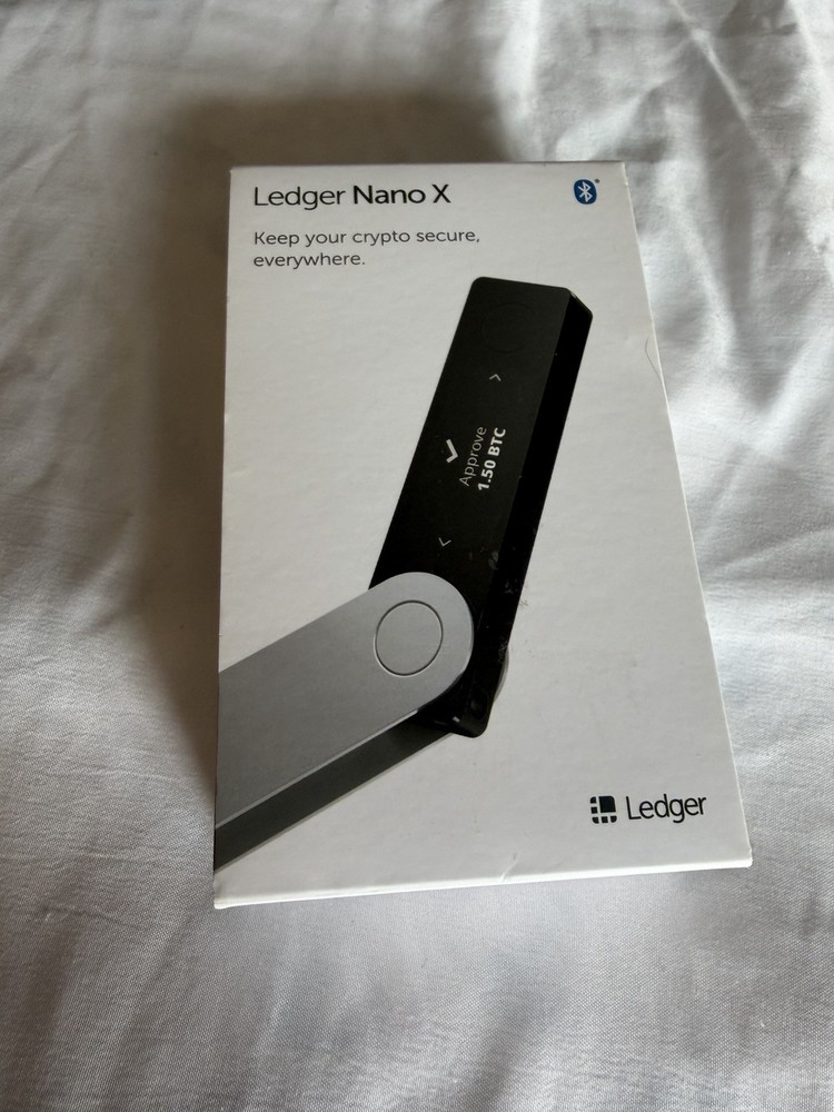 Ledger Nano X Hardware Wallet Bluetooth Crypto Wallet Open Box