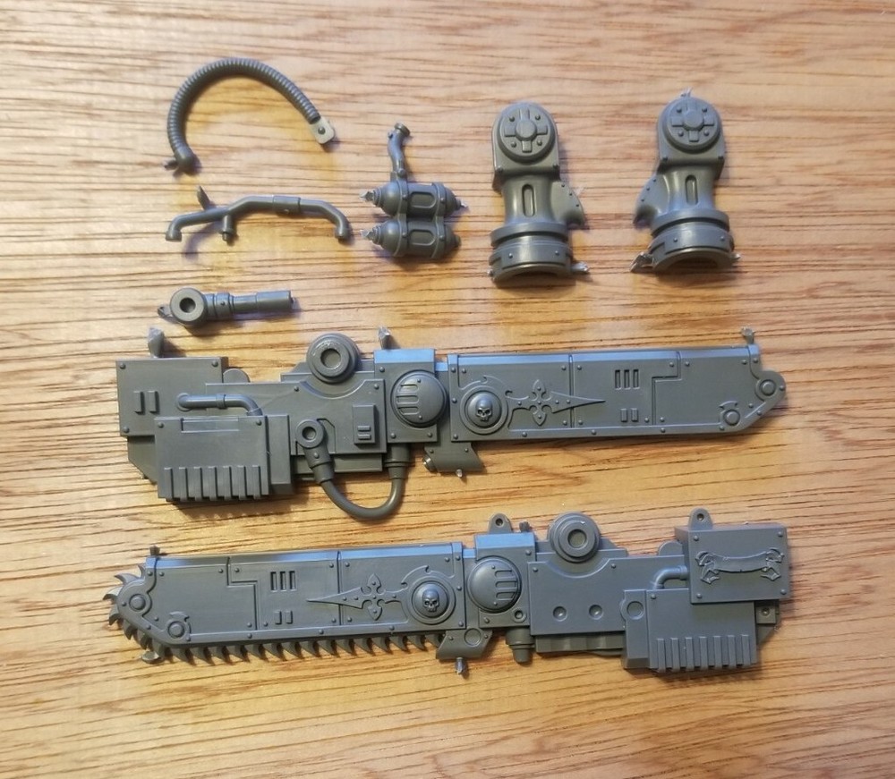 Warhammer 40k imperial knight Reaper Chainsword bits
