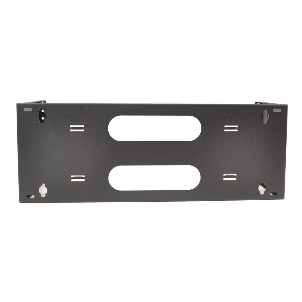 19" Four Space 4U Steel Wall Mount Hinged Swing Out Patch Panel Bracket 6" Deep