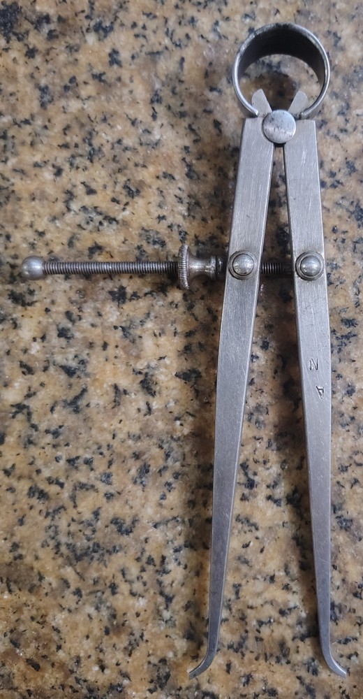 🗽 VINTAGE STARRETT 6-1/2" ID CALIPER