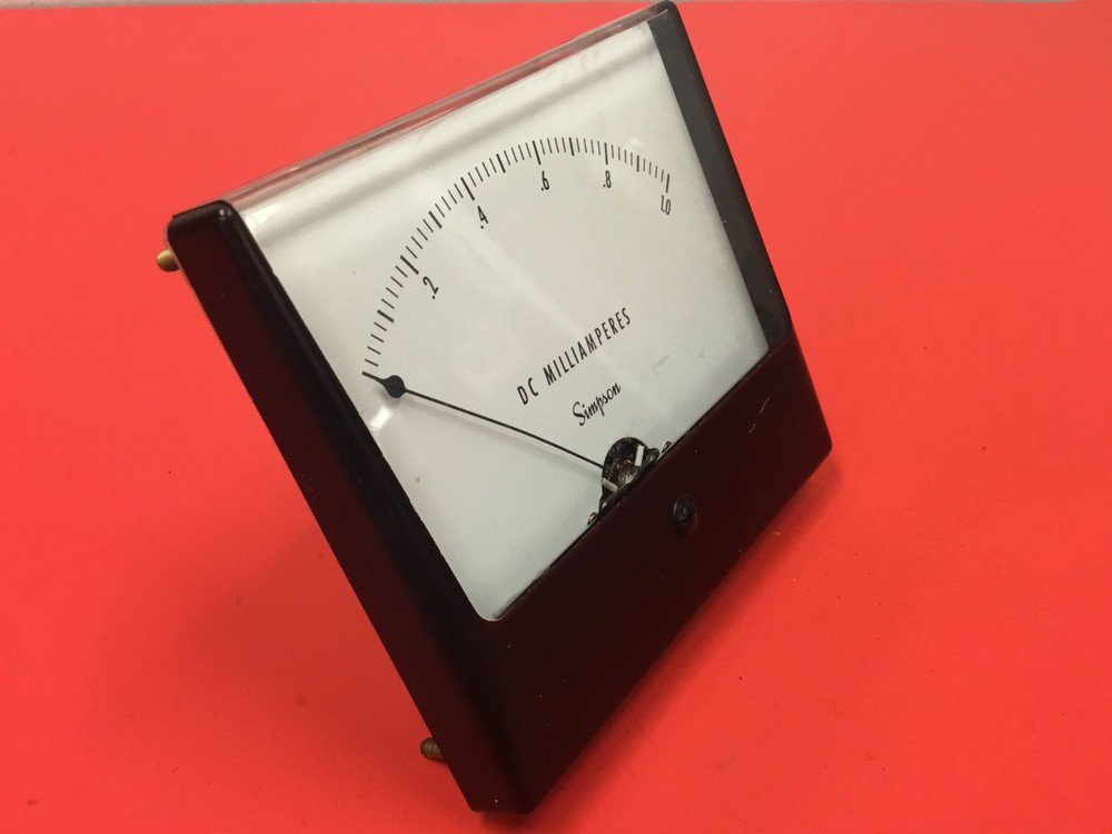 Simpson - DC Milliamperes Gauge Panel Mount