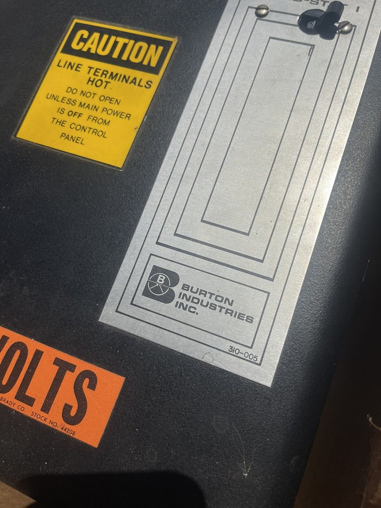 Burton Industries Speed Stat 1 310-005 Servo Driver Controller W Extra Boards