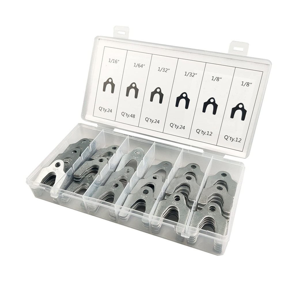 Auto Alignment Body Shim Assortment 144 Pieces Multiple Thicknesses