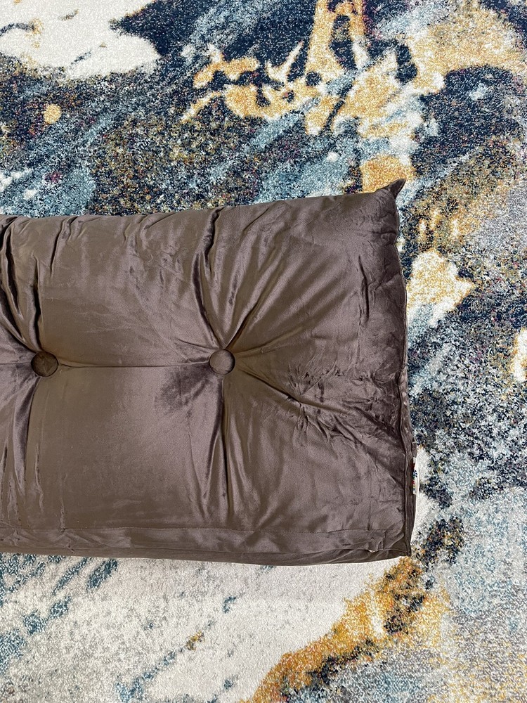 Soft Headboard Triangular Wedge Reading Pillow Daybed Backrest Cushion, WOWMAX